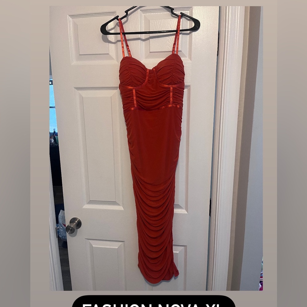 Rouched dress
